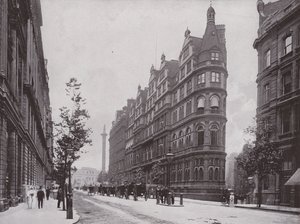Northumberland Avenue, with the Constitutional Club by English Photographer