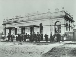 Notting Hill Gate Station: Exterior of the Metropolitan Railway, 1868