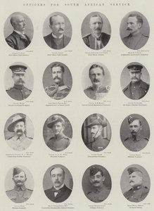 Officers for South African Service by English Photographer
