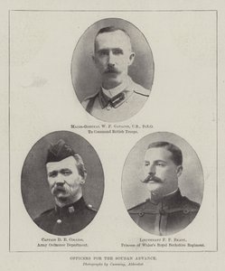 Officers for the Soudan Advance by English Photographer