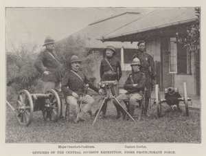 Officers of the Central Division Expedition, Niger Protectorate Force by English Photographer