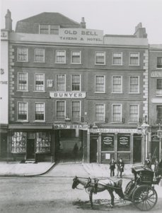 Old Bell Tavern and Hotel, London by English Photographer