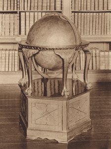Oxford: Oriel College, An eighteenth century Globe in the Library by English Photographer