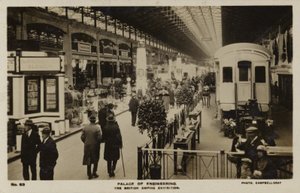 Palace of Engineering at the British Empire Exhibition, held in Wembley, Middlesex in 1924 and 1925 by English Photographer