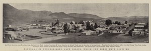 Panorama of Burghersdorp, Cape Colony, which the Boers have occupied by English Photographer