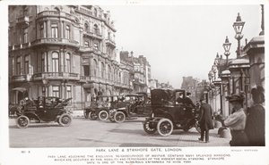 Park Lane and Stanhope Gate by English Photographer