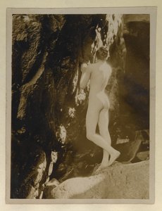 Photograph of Alistair Graham Naked, Kept with His Letter to Evelyn Waugh by English Photographer