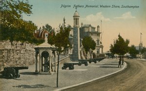 Pilgrim Fathers Memorial, Western Shore, Southampton by English Photographer