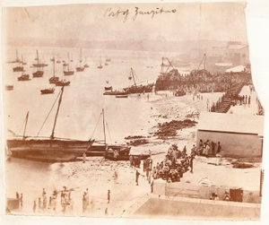 Port of Zanzibar, from an Album Belonging to Henry Morton Stanley by English Photographer