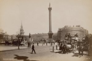 Postcard with an Image of Trafalgar Square by English Photographer