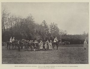 Prince Bismarcks Eightieth Birthday, Visit of the German Emperor to Prince Bismarck at Friedrichsruh by English Photographer