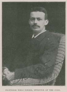 Professor Niels Finsen, inventor of the Light Cure by English Photographer