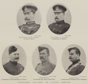 Prominent Officers on Active Service by English Photographer