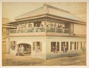 Prostitutes at the Shinpuro Brothel, Takashima-cho, Yokohama