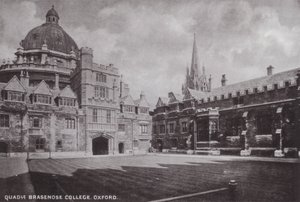 Quadrangle, Brasenose College, Oxford by English Photographer