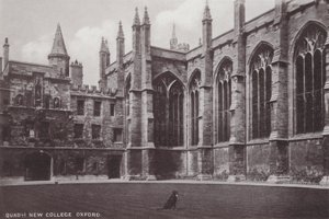 Quadrangle, New College, Oxford by English Photographer