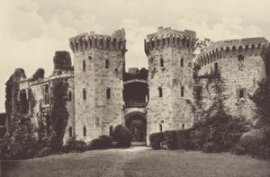 Raglan Castle, Main Gate-Way by English Photographer