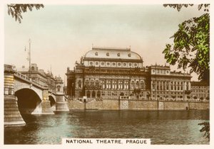 National Theatre, Prague, c.1939 by English Photographer