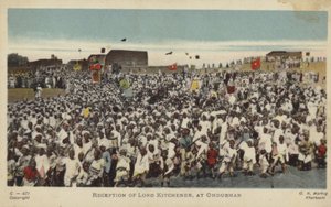 Reception of Lord Kitchener at Omdurman, c1898 by English Photographer