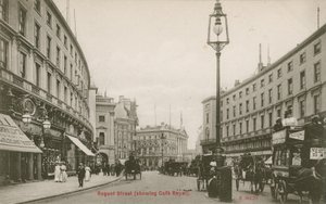Regent Street, London, showing Cafe Royal by English Photographer