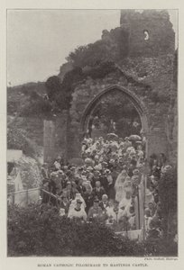 Roman Catholic Pilgrimage to Hastings Castle by English Photographer