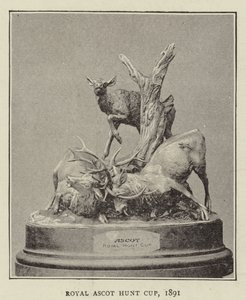 Royal Ascot Hunt Cup, 1891 by English Photographer
