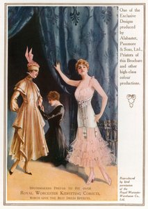 Royal Worcester Kidfitting Corsets. Advertisement by English Photographer
