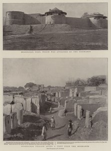 Shabkadar Village after a Visit from the Mohmands by English Photographer