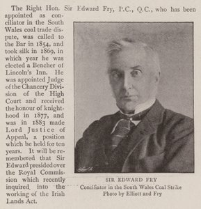 Sir Edward Fry by English Photographer