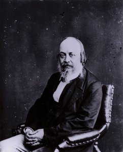 Sir Edwin Chadwick, English social reformer instrumental in changes to the Poor Laws and improvements in public health and sanitation by English Photographer