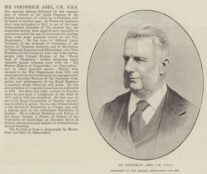 Sir Frederick Abel, CB, FRS, President of the British Association for 1890 by English Photographer