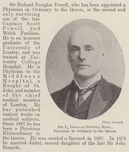 Sir R. Douglas Powell, Baronet, Physician in Ordinary to the Queen by English Photographer