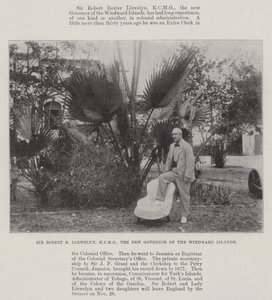 Sir Robert B Llewelyn, KCMG, the New Governor of the Windward Islands by English Photographer