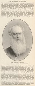 Sir Robert Harding, Chief Official Receiver in Bankruptcy by English Photographer