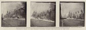 Snapshots taken of the Burning Building during the Progress of the Fire by English Photographer