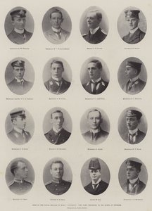 Some of the Naval Brigade of HMS Powerful who were presented to the Queen at Windsor by English Photographer