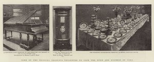 Some of the Wedding Presents presented to the Duke and Duchess of York by English Photographer