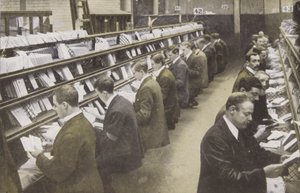 Sorting Letters by English Photographer