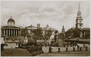 St Martin-in-the-Fields, Trafalgar Square, London by English Photographer