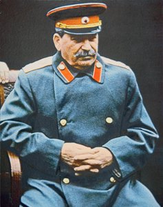 Stalin at the Yalta Conference, February 1945 by English Photographer