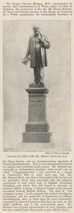 Statue of the late Mr Henry Richard, MP by English Photographer