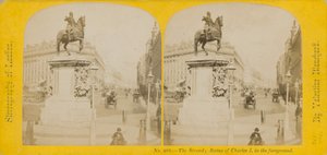 Stereoscopic Image of Charing Cross by English Photographer