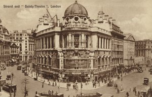 Strand and Gaiety Theatre, London by English Photographer