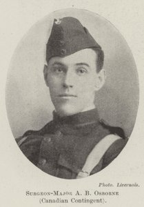 Surgeon-Major A B Osborne, Canadian Contingent by English Photographer