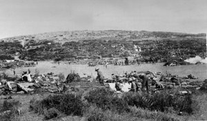 Suvla Bay, Gallipoli at Chocolate Hill, c.1915