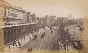 Thames Embankment from Waterloo Bridge by English Photographer