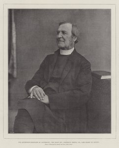 The Archbishop-Designate of Canterbury, the Right Reverend Frederick Temple, DD, Lord Bishop of London by English Photographer