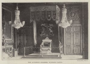 The Audience Chamber, Windsor Castle by English Photographer