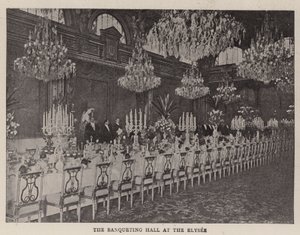 The Banqueting Hall at the Elysee by English Photographer