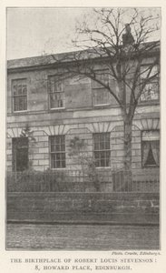 The Birthplace of Robert Louis Stevenson, 8, Howard Place, Edinburgh by English Photographer